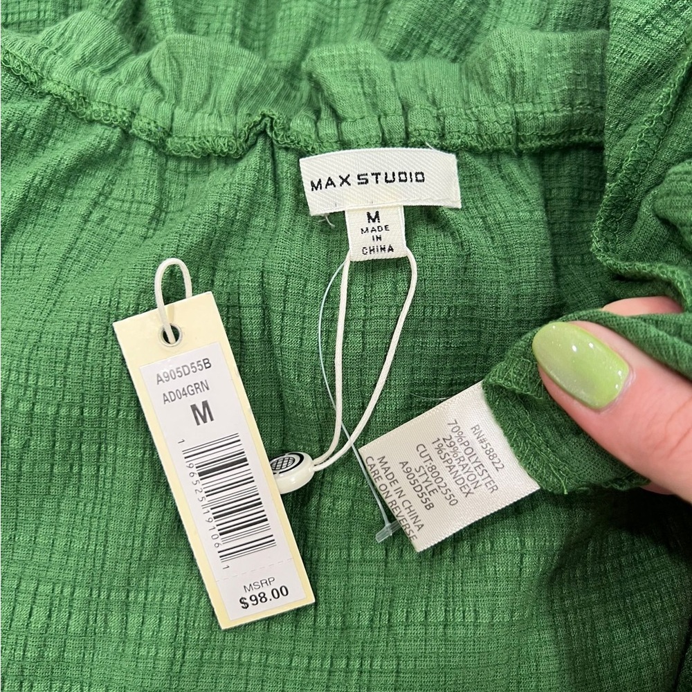 Max Studio Green Midi Dress - Picture 5 of 12